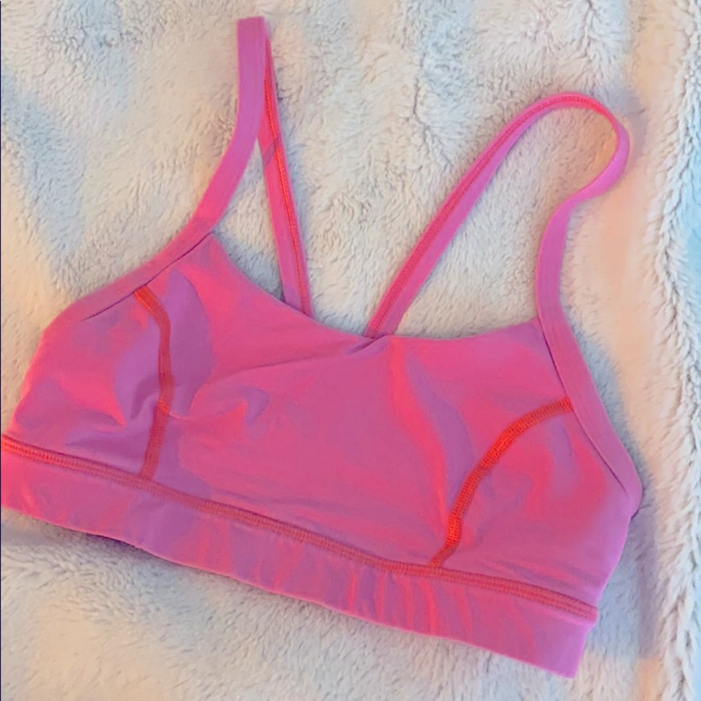 Pink Lululemon Sports Bra